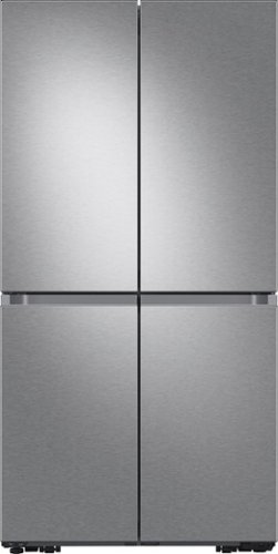 Dacor - 22.8 Cu. Ft. 4-Door Flex French Door Counter Depth Refrigerator with Dual Reveal Doors and FlexZone - Stainless Steel