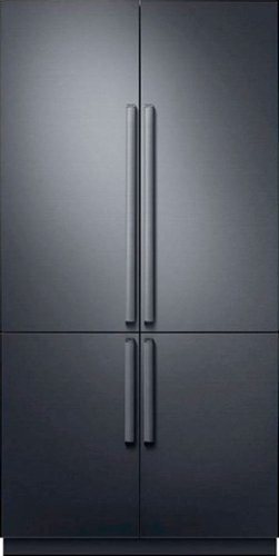 Dacor - 23.5 Cu Ft 4-Door Flex French Door Built In Refrigerator with SteelCool Interior and Cocktail Ice - Custom Panel Ready