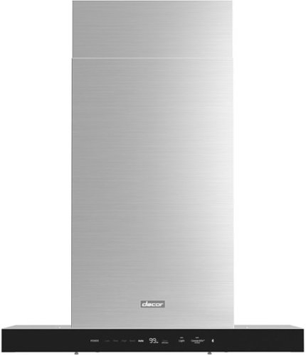 Dacor - 30" Externally Vented Chimney Range Hood with AutoConnect™ - Silver Stainless Steel