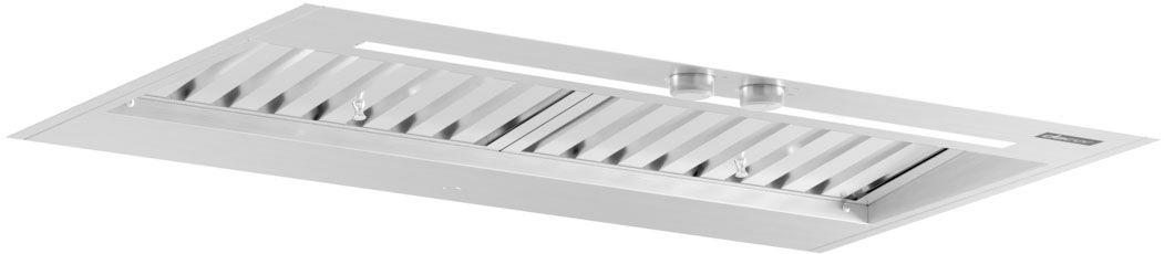 Dacor - 30" Externally Vented Range Hood Liner with Auto-On Heat Sensors - Silver Stainless Steel