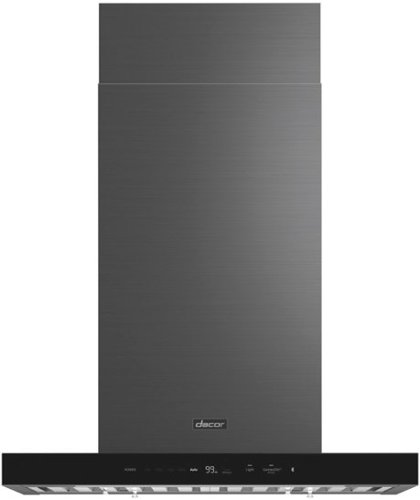Dacor - 36" Externally Vented Island Range Hood with AutoConnect™ - Graphite Steel