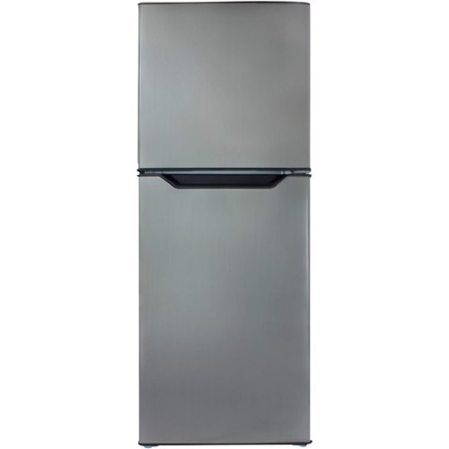 Danby - 7 Cu. Ft. Top-Freezer Refrigerator - Black/Stainless Steel Look