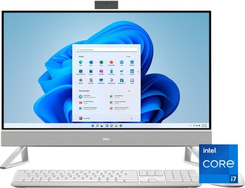 Dell - Inspiron 27" Touch screen All-In-One Desktop - 13th Gen Intel Core i7 - 16GB Memory - GPU MX550 - 1TB SSD - White