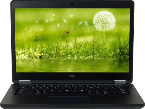 Dell - Latitude 5480 14" Refurbished Laptop - Intel 6th Gen Core i5 with 8GB Memory - Intel HD Graphics 620 - 256GB SSD - Black