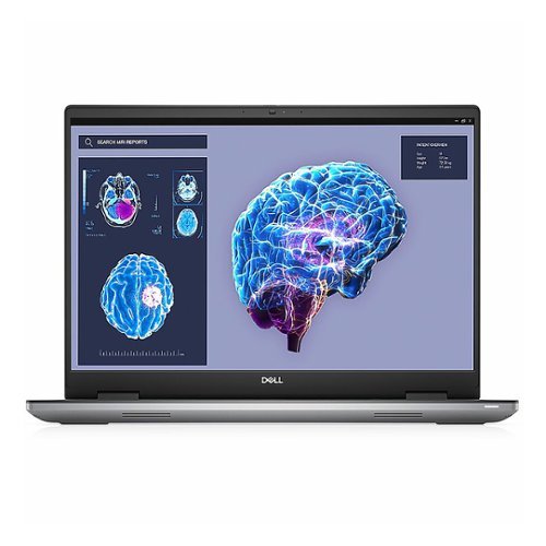 Dell - Mobile Processor 7680 16" Laptop - Intel Core i9-13950HX with 64GB Memory - 1TB SSD - Aluminum Titan Gray