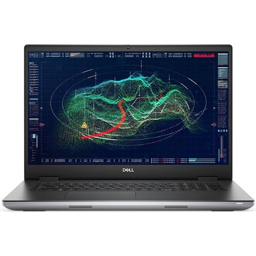 Dell - Precision 7000 17.3" Laptop - Intel Core i7 with 32GB Memory - 512 GB SSD - Aluminum Titan Gray