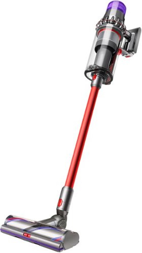 Dyson - Outsize Cordless Vacuum with 6 accessories - Nickel/Red