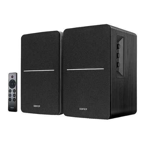 Edifier - R1280DBs Powered Bluetooth Computer Speakers, Bookshelf Speakers - 42W RMS - Soundfield Spacializer - Studio Monitors - Black