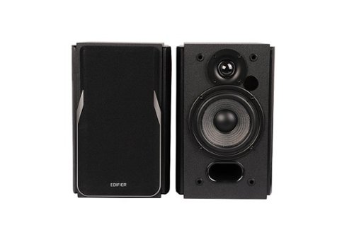 Edifier - R1380T Active Bookshelf Speakers, Computer Speakers - Dual RCA inputs - 2.0 Studio Monitor Speaker - Black