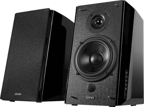 Edifier - R2000DB Powered Bluetooth Bookshelf Speakers, Computer Speakers - 120W RMS Optical Input - Near-Field Studio Monitors - Black