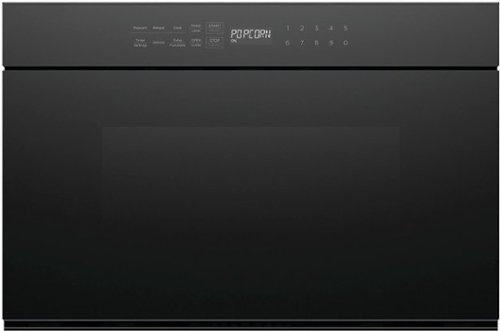 Fisher & Paykel - 1.2 Cu. Ft. Built-In Microwave Drawer with Sensor Cooking - Black