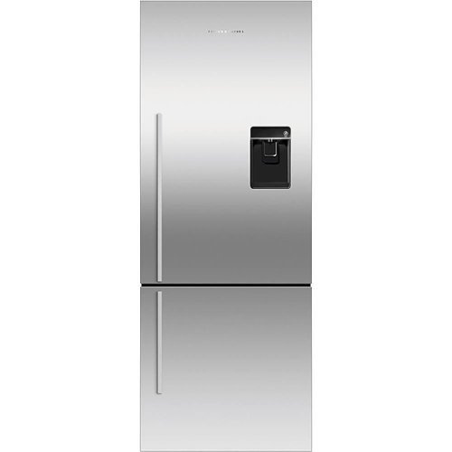 Fisher & Paykel - 13.5 Cu. Ft. Bottom-Freezer Counter-Depth Refrigerator - Stainless Steel