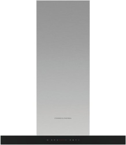 Fisher & Paykel - 30 in Box Chimney Externally Vented Range Hood - Stainless Steel