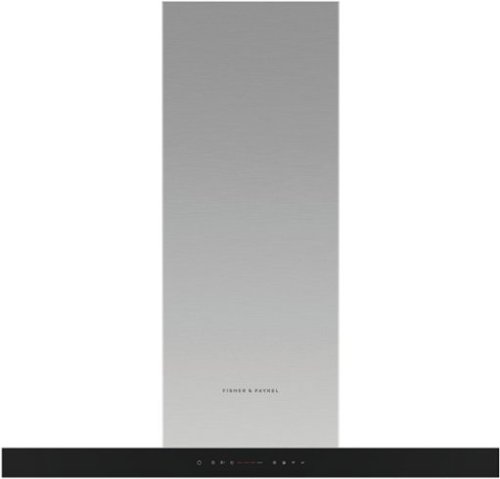 Fisher & Paykel - 36 in Box Chimney Externally Vented Range Hood - Stainless Steel