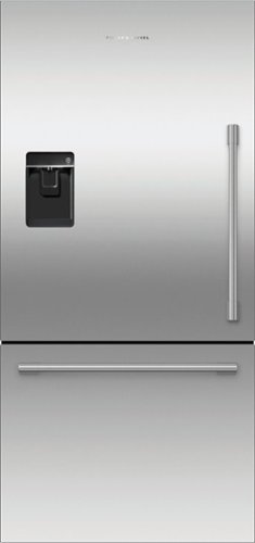 Fisher & Paykel - Active Smart 17.1 Cu Ft Bottom Freezer Refrigerator with Ice & Water - Stainless Steel