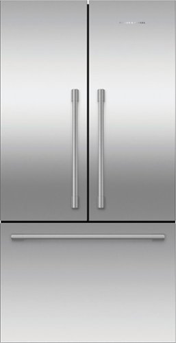 Fisher & Paykel - Active Smart 20.1 Cu Ft French Door Refrigerator with Ice - Stainless Steel