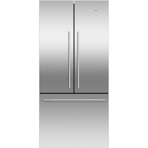 Fisher & Paykel - ActiveSmart 16.9 Cu. Ft. French Door Counter-Depth Refrigerator - Stainless Steel