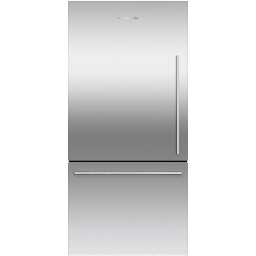 Fisher & Paykel - ActiveSmart 17.1 Cu. Ft. Bottom-Freezer Counter-Depth Refrigerator - Stainless Steel