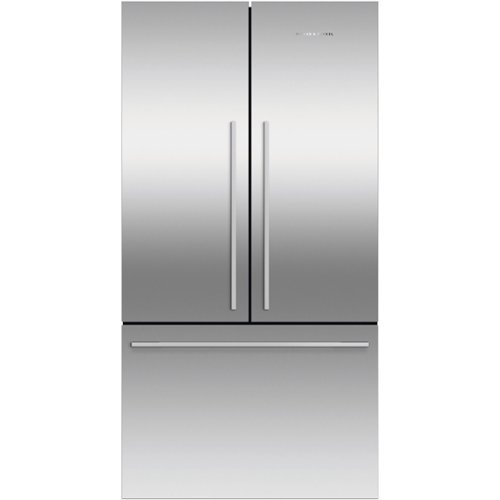 Fisher & Paykel - ActiveSmart 20.1 Cu. Ft. French Door Counter-Depth Refrigerator - Stainless Steel