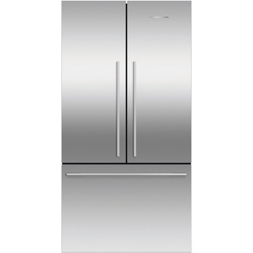 Fisher & Paykel - ActiveSmart 20.1 Cu. Ft. French Door Counter-Depth Refrigerator - Stainless Steel