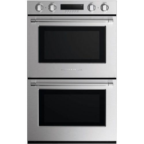Fisher & Paykel - Professional 29.8" Built-In Double Electric Convection Wall Oven - Stainless Steel