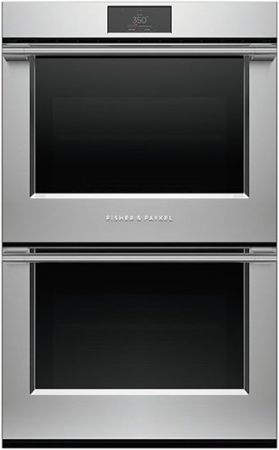 Fisher & Paykel - Professional 30 in 8.2 cu ft Built-in 17 function Double Electric Convection Wall Oven with Self-cleaning - Stainless Steel