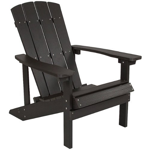 Flash Furniture - Charlestown Adirondack Chair - Slate Gray