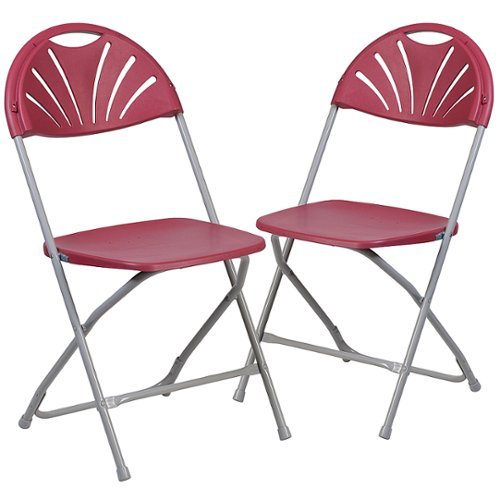 Flash Furniture - Hercules Folding Chair - Burgundy