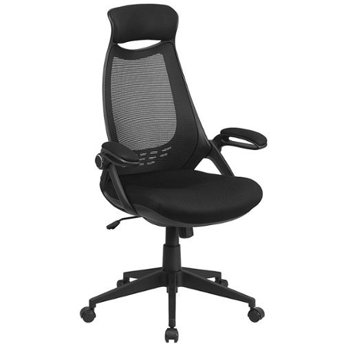 Flash Furniture - Ivan Contemporary Mesh Executive Swivel Office Chair - Black Mesh