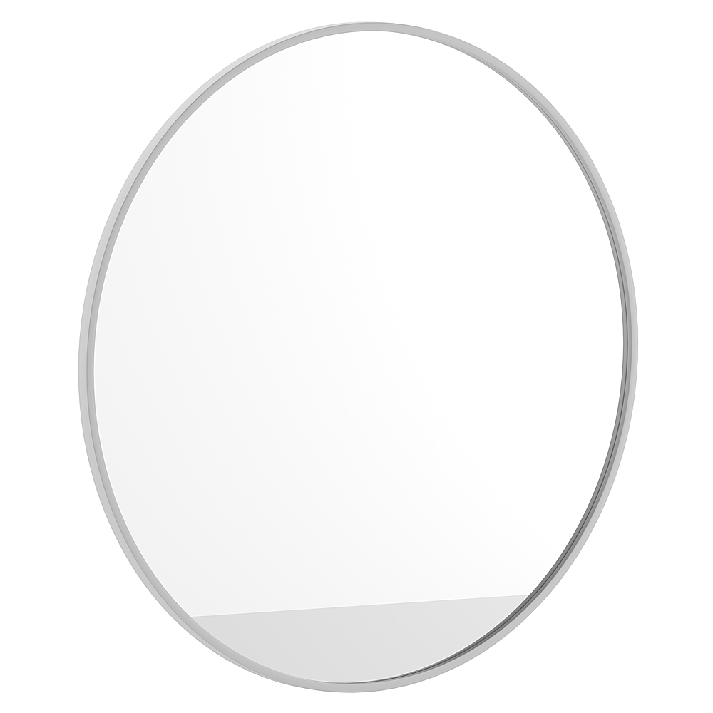 Flash Furniture - Julianne 36" Round Wall Mounted Mirror - Silver