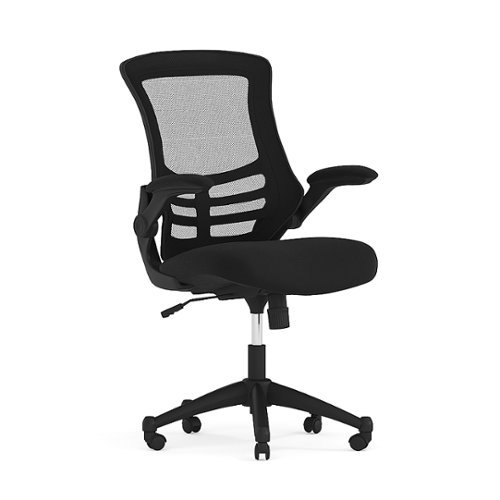 Flash Furniture - Kelista Contemporary Mesh Swivel Office Chair - Black Mesh