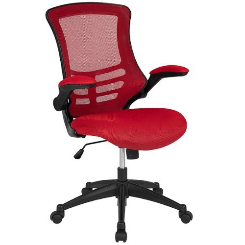 Flash Furniture - Kelista Contemporary Mesh Swivel Office Chair - Red Mesh