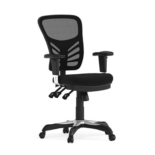 Flash Furniture - Nicholas Contemporary Mesh Executive Swivel Office Chair - Black