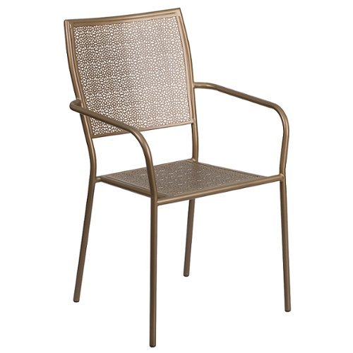 Flash Furniture - Oia Patio Chair - Gold