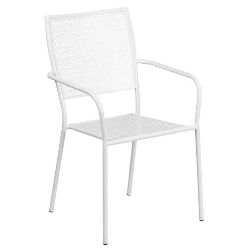 Flash Furniture - Oia Patio Chair - White