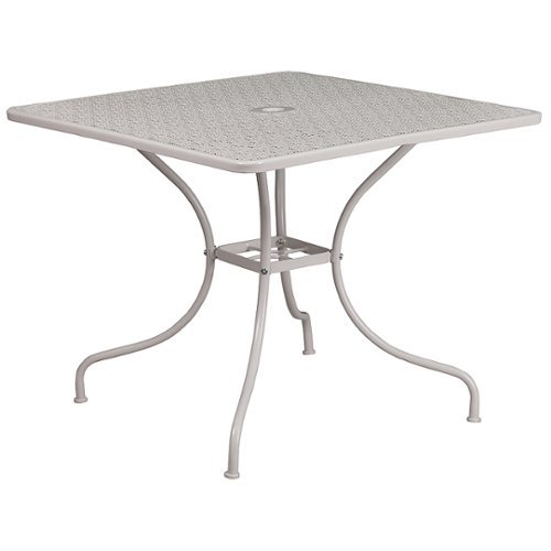 Flash Furniture - Oia Square Contemporary Patio Table - Light Gray