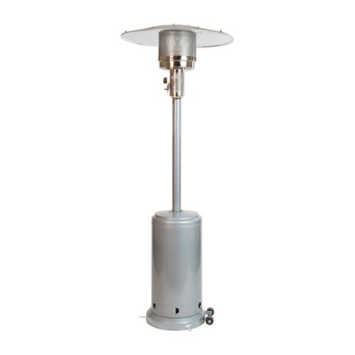 Flash Furniture - Sol 90" Round Patio Heater - Silver