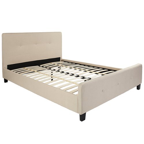 Flash Furniture - Tribeca Queen Platform Bed - Beige