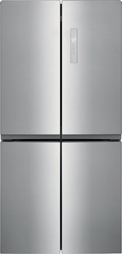 Frigidaire - 17.4 Cu. Ft. 4-Door French Door Refrigerator - Stainless Steel