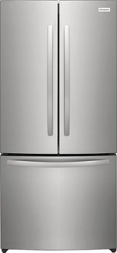 Frigidaire - 17.6 Cu. Ft. Counter-Depth French Door Refrigerator - Stainless Steel