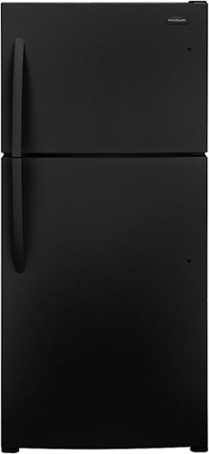 Frigidaire - 20.0 Cu. Ft. Top Freezer Refrigerator - Black