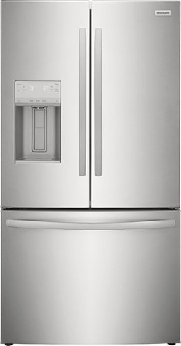 Frigidaire - 22.6 Cu. Ft. Counter-Depth French Door Refrigerator - Stainless Steel