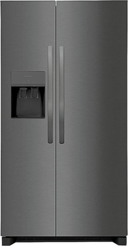 Frigidaire - 25.6 Cu. Ft. Side-by-Side Refrigerator - Black Stainless Steel