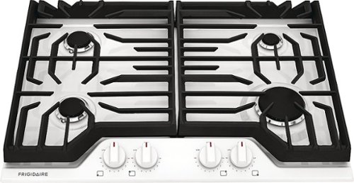 Frigidaire - 30" Built-In Gas Cooktop - White