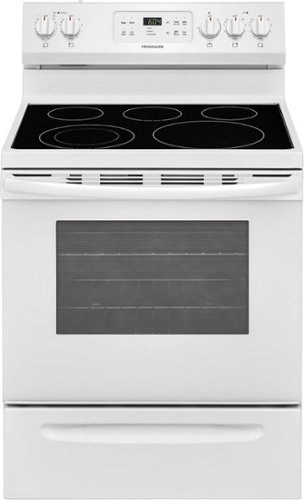 Frigidaire - 5.3 Cu. Ft. Self-Cleaning Freestanding Electric Range - White