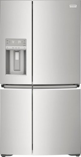 Frigidaire - Gallery 21.3 Cu. Ft. Counter-Depth 4-Door Refrigerator - Stainless Steel