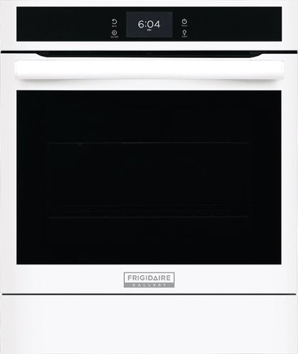 Frigidaire - Gallery 24" Built-In Single Electric Wall Oven with Air Fry - White