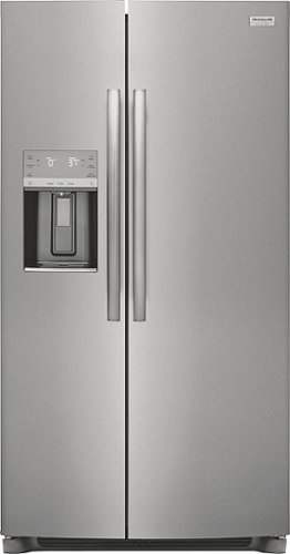 Frigidaire - Gallery 25.6 Cu. Ft. Side-by-Side Refrigerator - Stainless Steel