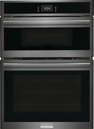 Frigidaire - Gallery 30" Built-in Electric Wall Oven/Microwave Combination - Black Stainless Steel