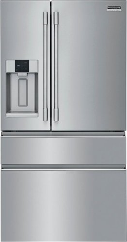Frigidaire - Professional 21.4 Cu. Ft. 4-Door French Door Counter-Depth Refrigerator - Stainless Steel
